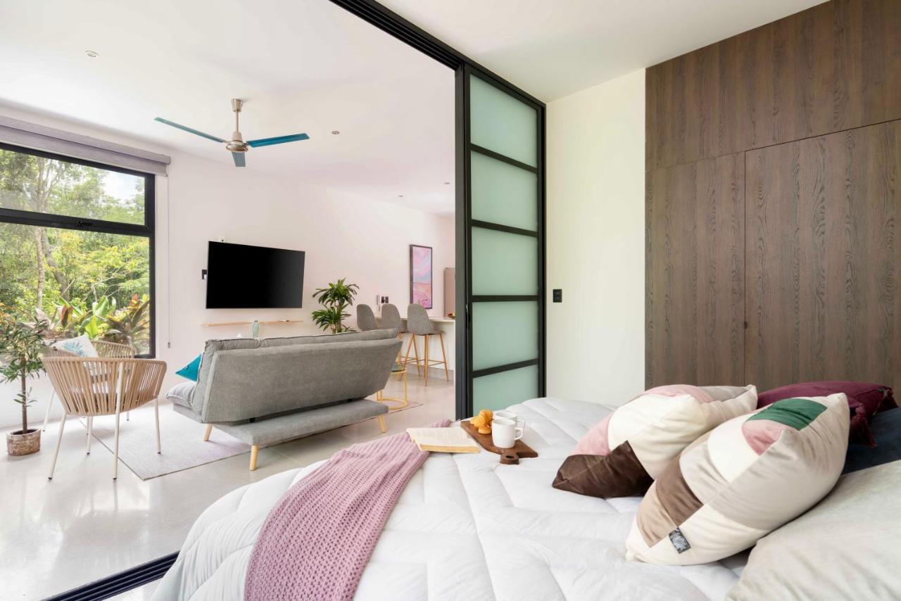Stylish And Peaceful Jungle Studio At 525 Tulum Extérieur photo